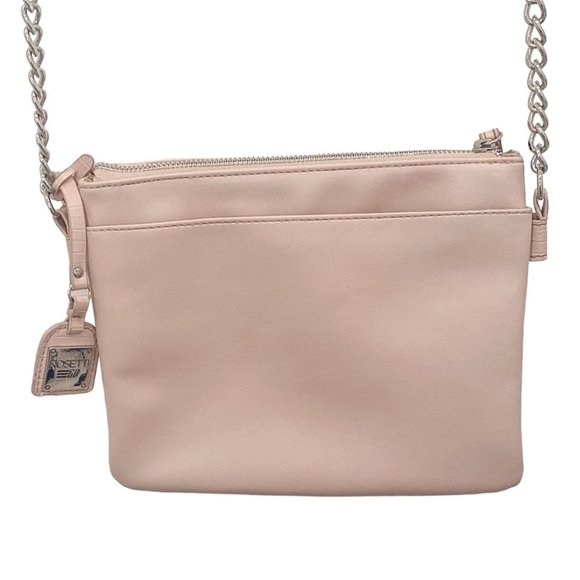 Rosetti Go Fredrick Crossbody Envelope Purse Bag in Taupe Blush Faux Leather - Picture 3 of 11